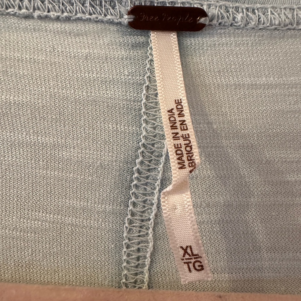 Free people lace and cotton tee - Picture 6 of 8